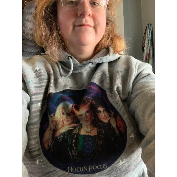 Gray Hocus Pocus Fan Screen Print Hoodie XL - Picture 8 of 9